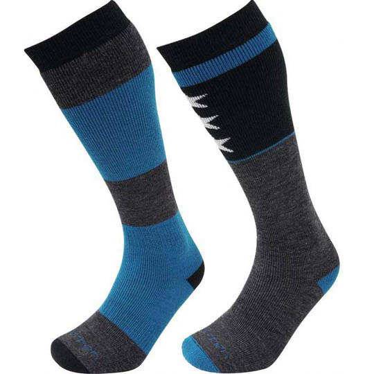 Lorpen Ski-snowboard Merino Socks 2 Pairs Blue,Black EU 47-50 Man