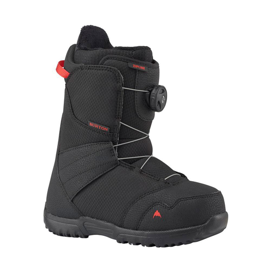 Burton Zipline Boa Snowboard Boots Junior Black 22.0