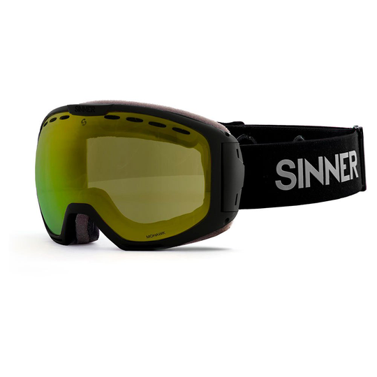 Sinner Mohawk Ski Goggles Golden Dbl Fll Orng Mrr Vnt+Dbl Pink Vnt/ CAT3+CAT1