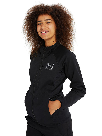 Burton ak Helium Grid Fleece Jacket true black