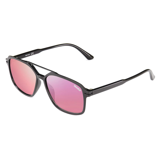 Sinner Zuma Sunglasses Black Sintec Red Mirror/CAT3