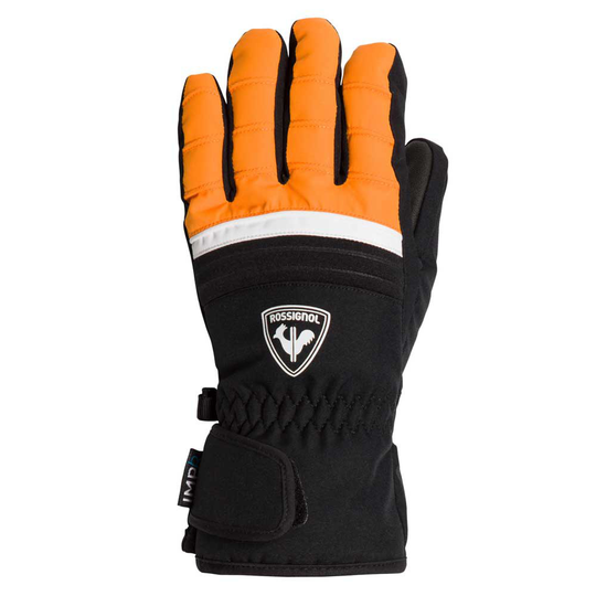 Rossignol Tech Impr Gloves Orange,Black 10 Years Boy