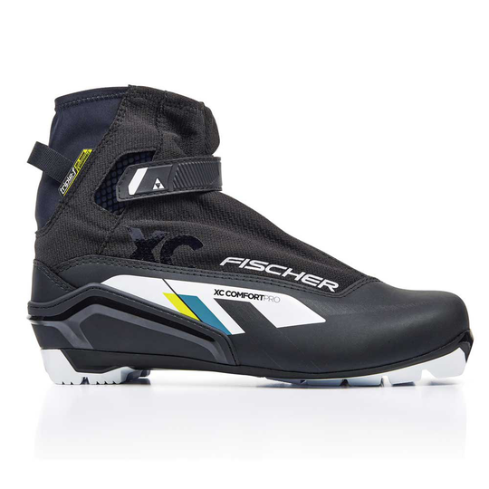 Fischer Xc Comfort Pro Black Yellow Black EU 36