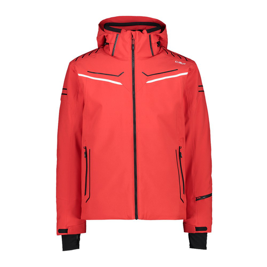 Cmp Zip Hood 31w0307 Jacket Red L Man