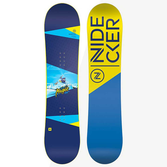 Nidecker Micron Magic Snowboard Yellow,Blue,Purple 120
