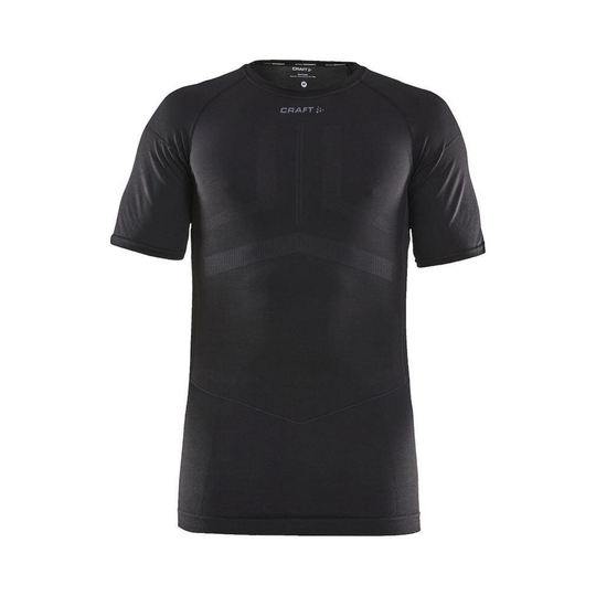 Active Intensity Short Sleeve Mens Baselayer Black Asphalt