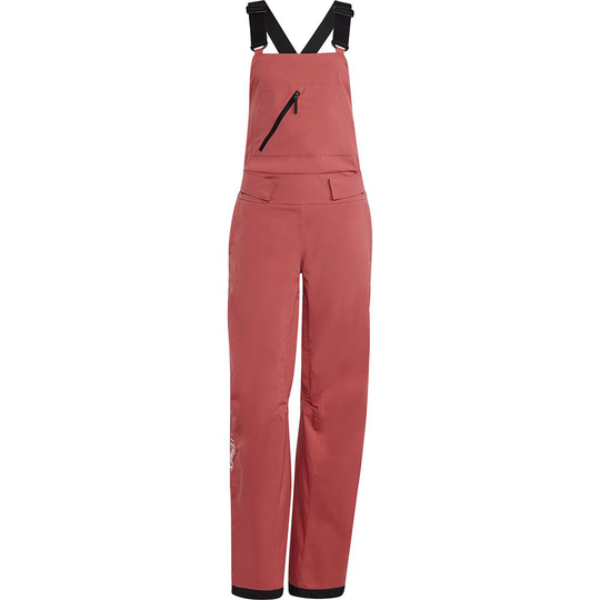 Adidas Resort Two-layer Insulated Bib Shorts Red 36 Woman