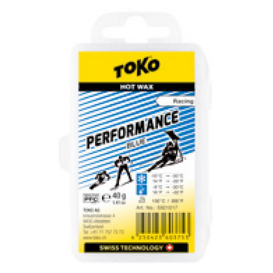 Toko Racing Performance 40g Hot Wax Blue -9°C to -30°C