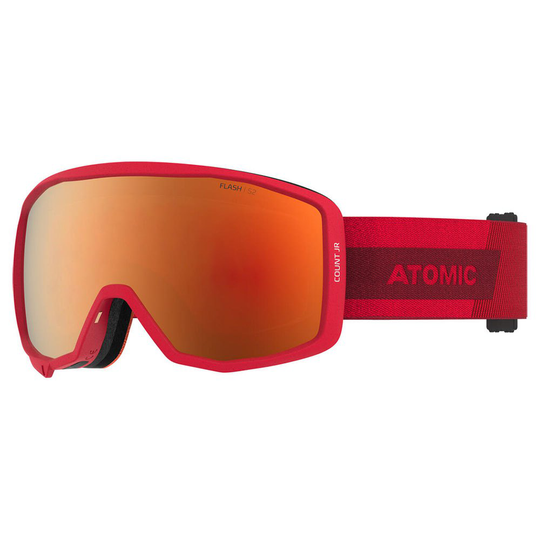 Atomic Count Spherical Ski Goggles Junior Red Red Flash/CAT2