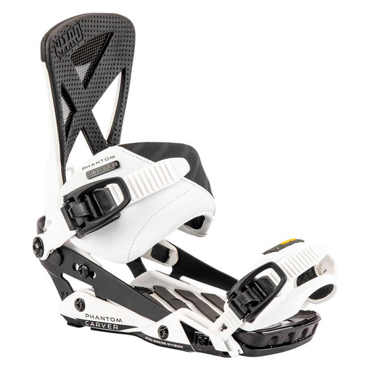 Nitro Phantom Carver Snowboard Bindings White L