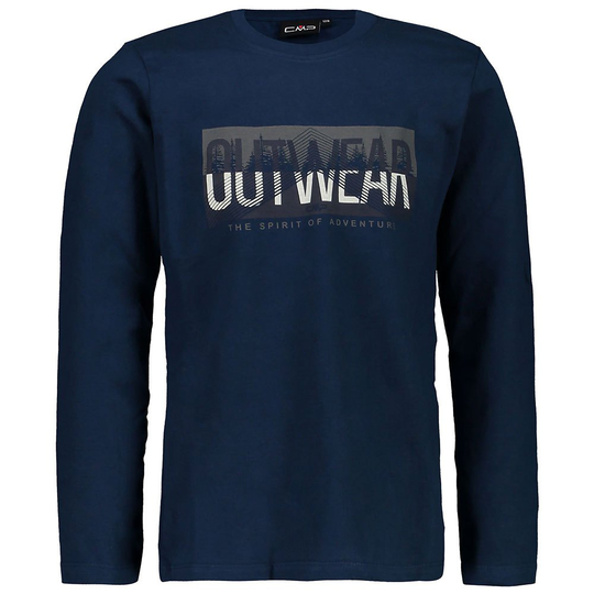 Cmp 39u3164 Long Sleeve T-shirt Blue 4 Years Boy