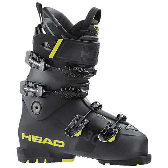 Head Vector 130s Rs Alpine Ski Boots Black 26.5