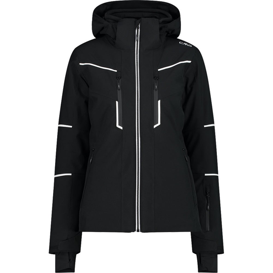 Cmp Zip Hood 32w0206 Jacket Black 2XS Woman