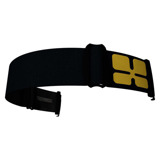 Aphex New Black+logo Gold Goggle Straps Black