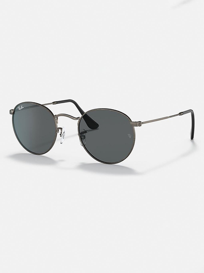 Ray-Ban Round Metal 0RB3447 Antique Gunmetal Sunglasses antique gunmetal