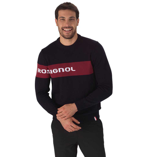 Rossignol Brand Knit Sweater Blue S Man