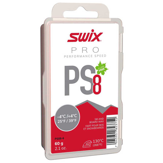 Swix Ps8 -4ºc/+4ºc 60 G Board Wax Red,White