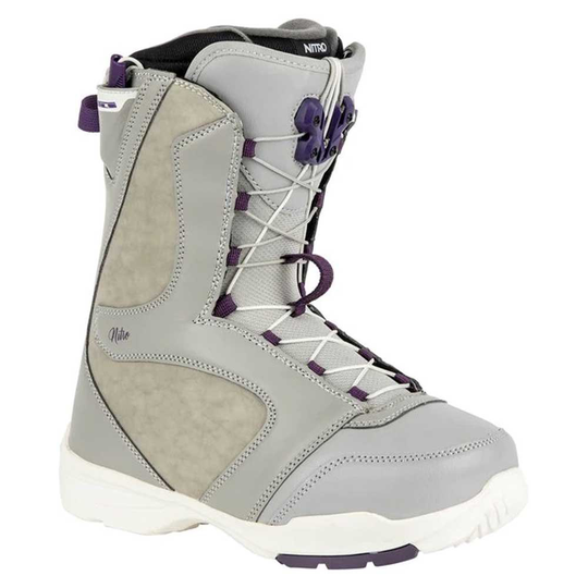 Nitro Flora Tls Woman Snowboard Boots Grey 25.0