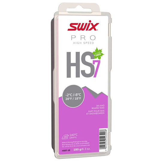 Swix Hs7 -2ºc/-8ºc 180 G Board Wax White,Pink