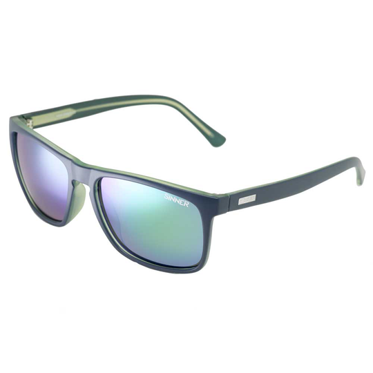 Sinner Oak Mirror Sunglasses Green,Blue Sintec Icy Green Mirror/CAT3