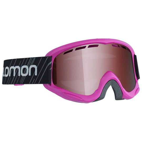 Salomon Juke Access Ski Goggles Black,Pink Tonic Orange/Standard/CAT2
