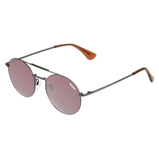 Sinner Knox Sunglasses Black Sintec Pink Mirror/CAT3