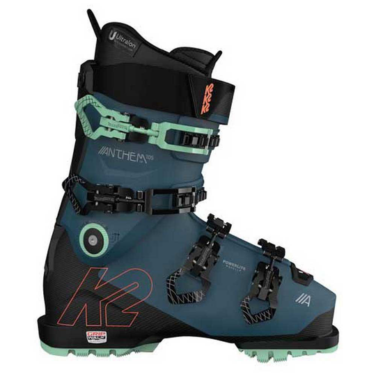 K2 Anthem 105 Mv Gripwalk Ski Boots Women Blue 25.5