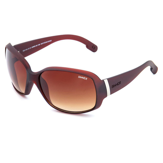 Sinner Amos X Sunglasses Black Gradient Brown/CAT3
