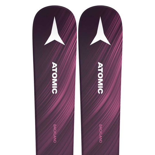 Atomic N Backland 140-150 Girl Alpine Skis Purple 140