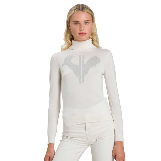 Rossignol Classic Roll Neck Sweater White 2XS Woman