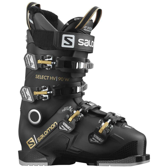 Salomon Select Hv 90 Alpine Ski Boots Woman Black 22.0-22.5