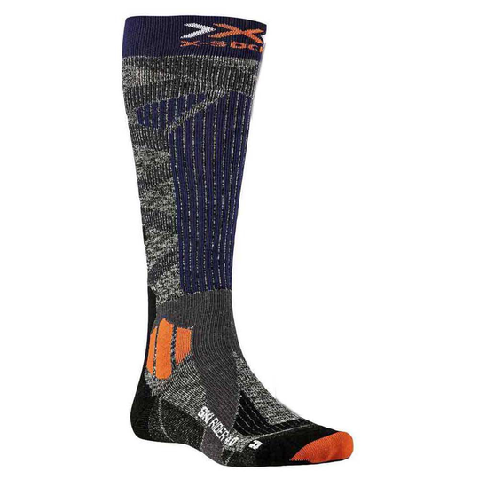 X-socks Ski Rider 4.0 Socks Grey EU 35-38 Man