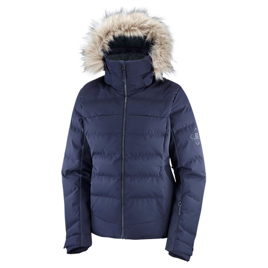 Salomon Stormcozy Jacket Blue XS Woman