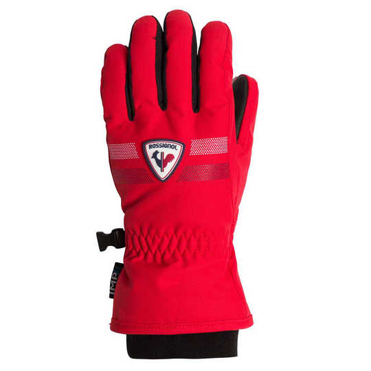 Rossignol Roc Impr Gloves Red 6 Years Boy