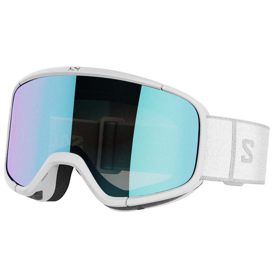 Salomon Aksium 2.0 Ski Goggles White Blue/CAT 2
