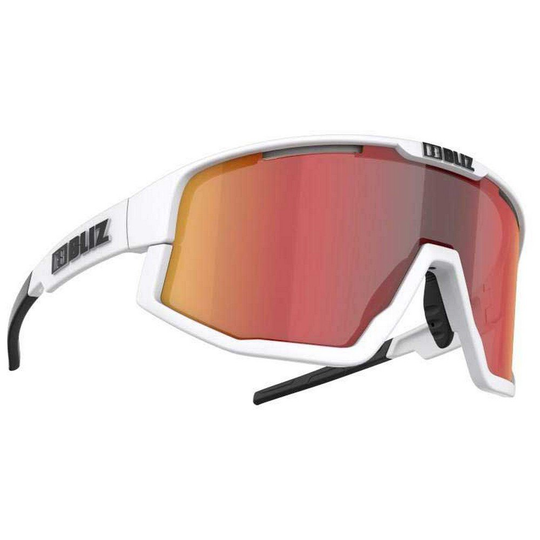 Bliz Fusion Sunglasses White,Orange Smoke With Red Multicoating/CAT3