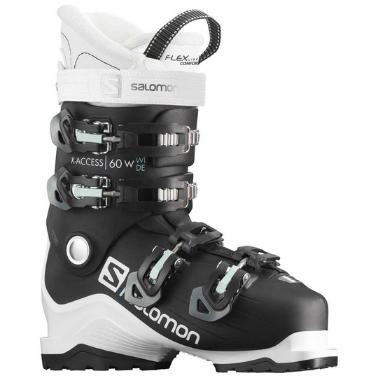Salomon X Access 60 Wide Alpine Ski Boots Black 22.0-22.5