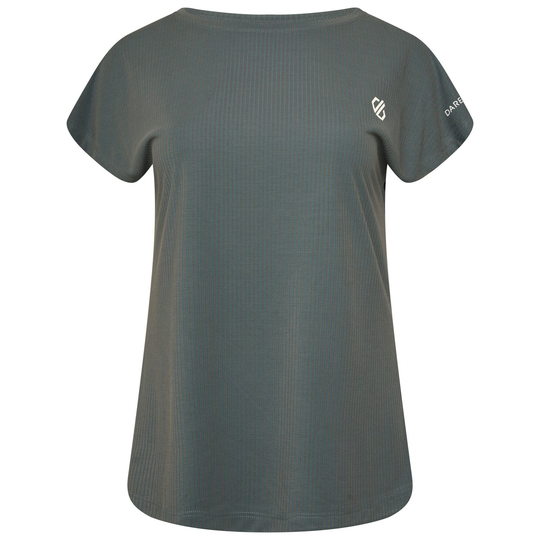 Breeze By Women's Fitness Short Sleeve T-shirt - Blue Orion Grey