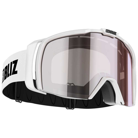 Bliz Nova S Ski Goggles White Smoke With Silver Mirror/CAT2
