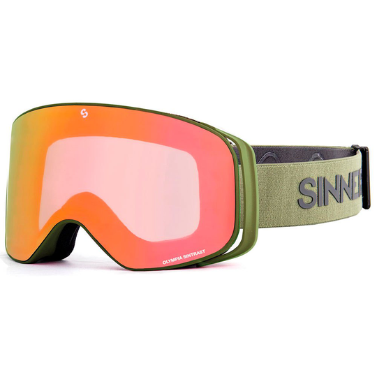 Sinner Olympia + Ski Goggles Orange Double Orange Sintrast/ CAT1