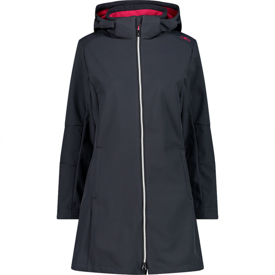 Cmp Longline Softshell 3a08326 Coat Grey 2XL Woman