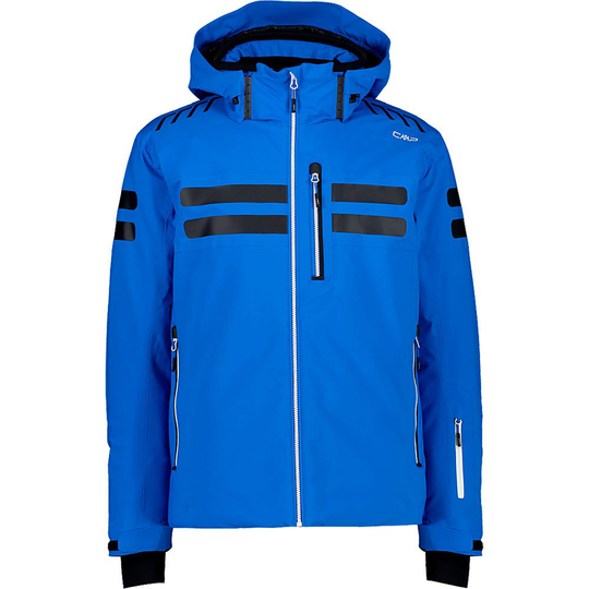 Cmp Zip Hood 31w0367 Jacket Blue L Man