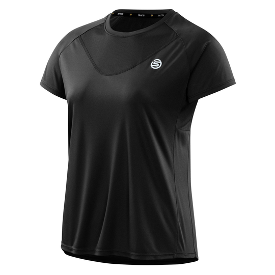 Skins Series-3 Womens Short Sleeve Top - Black
