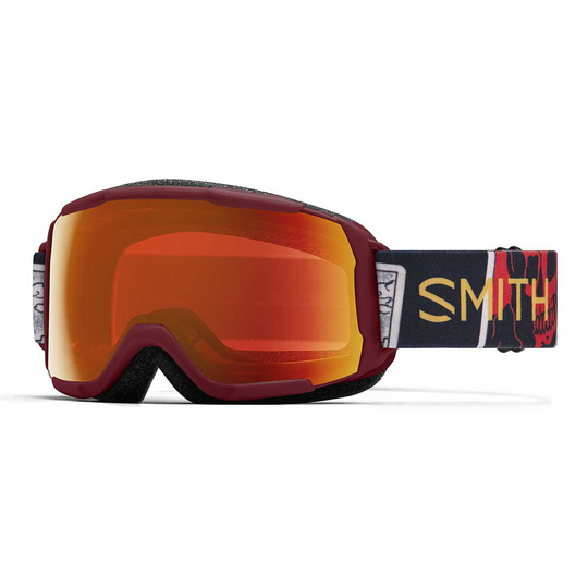 Smith Grom Ski Goggles Black ChromaPop Everyday Red Mirror/CAT2