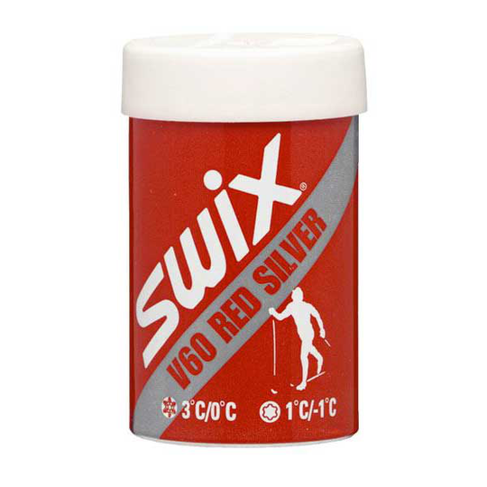 Swix V60 Hardwax 0c/+3c 45g Red,White 45 g