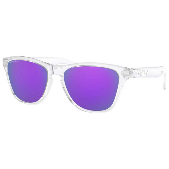 Oakley Frogskins Xs Prizm Sunglasses Clear Prizm Violet/CAT3