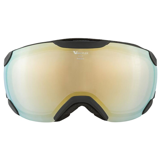 Alpina Pheos S Vm Ski Goggles Black Gold Sphere/CAT1-2