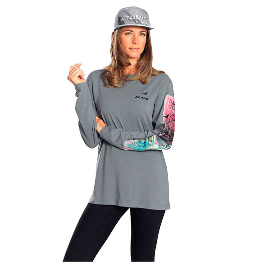 Atomic Alps Bent Chetler Long Sleeve T-shirt Grey L Man