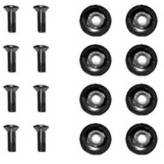 Now Mounting Disc Screws And Washers Set Black