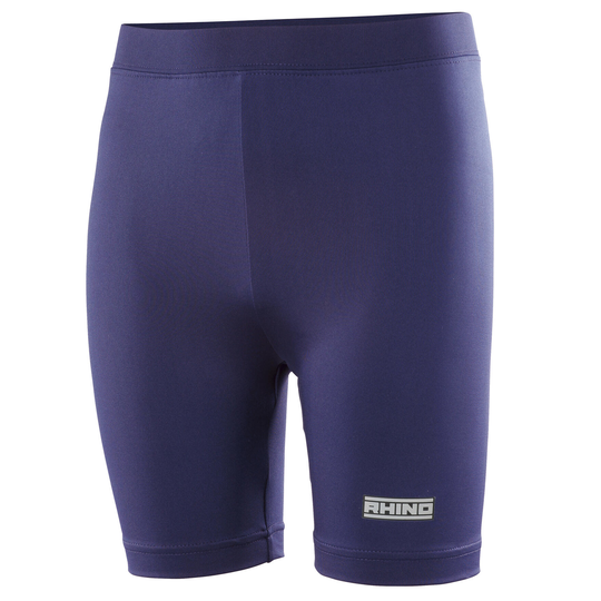 Childrens Boys Thermal Underwear Sports Base Layer Shorts (navy)